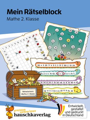 cover image of Mein Rätselblock Mathe 2. Klasse